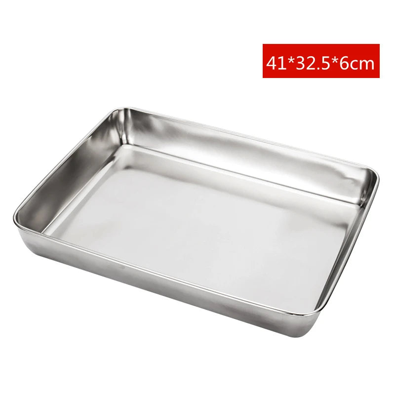 Stainless Steel Roasting Tray – Oven Baking Pan