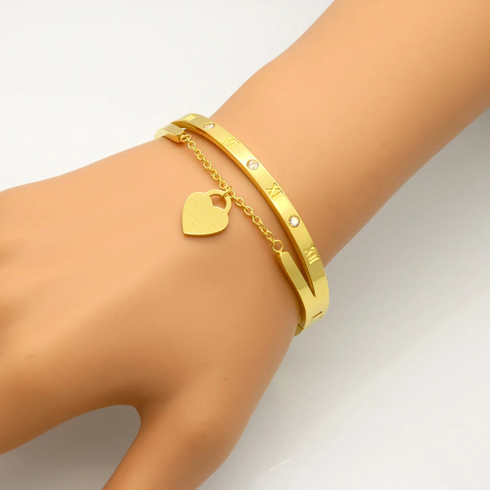Heart Charm Bracelet