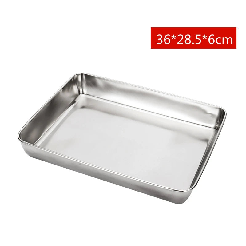 Stainless Steel Roasting Tray – Oven Baking Pan