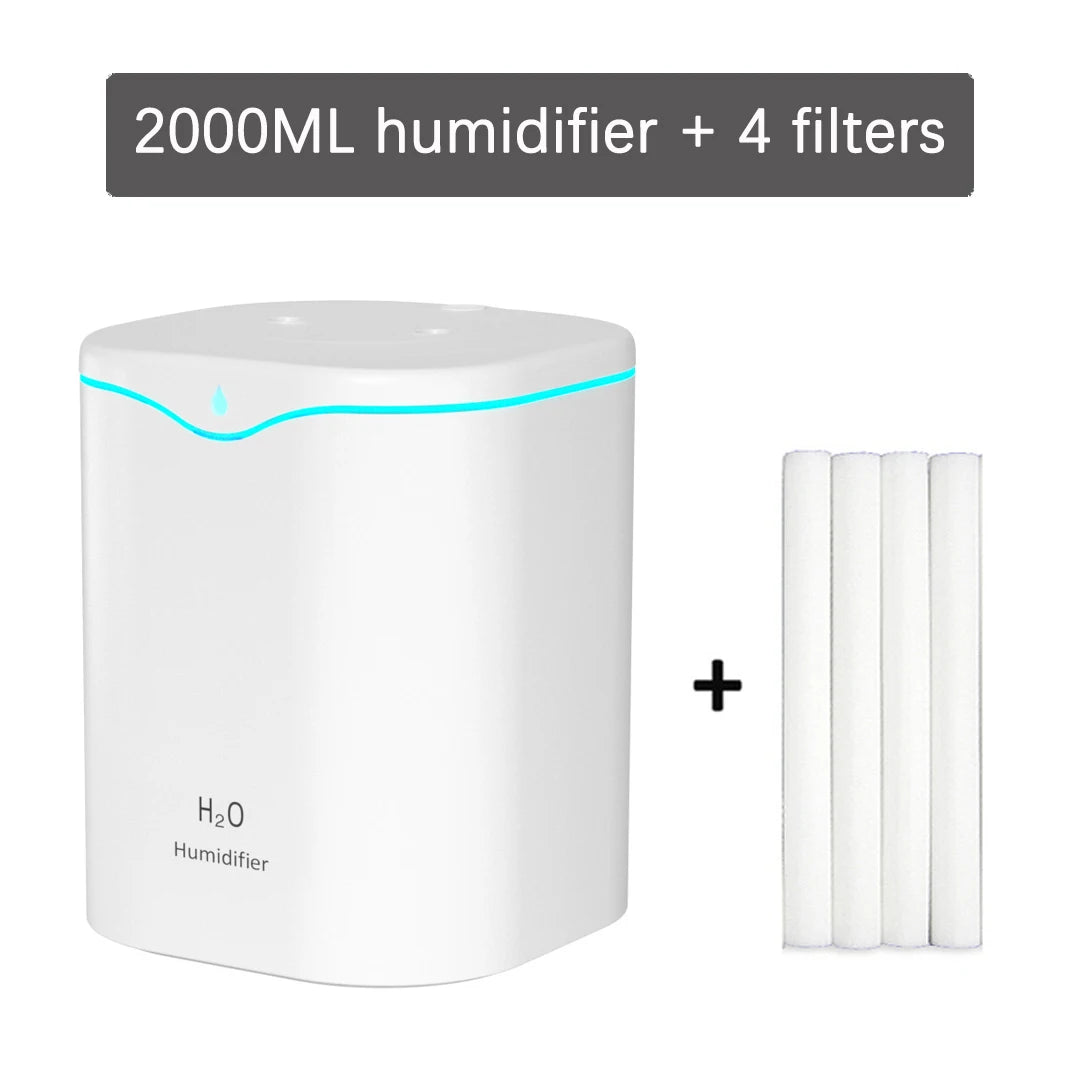 Compact Ultrasonic Air Humidifier