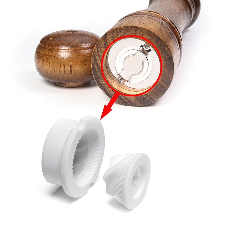 Wooden Pepper Grinder Set – 5/8/10 Inch Manual Mill with Ceramic Rotor