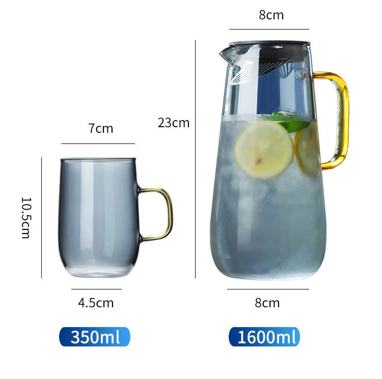 Bellmere Glass Jug & Tumbler Set