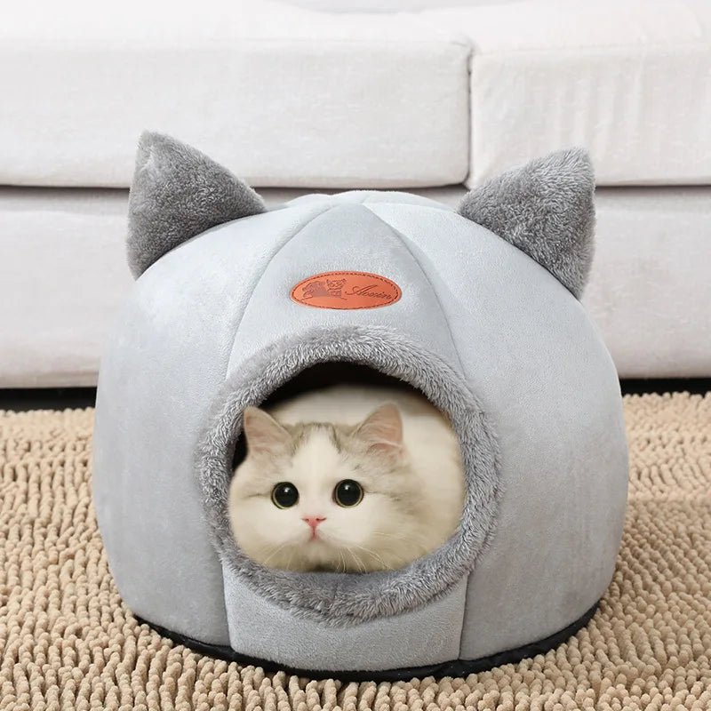 Cozy Pet Bed With Ears