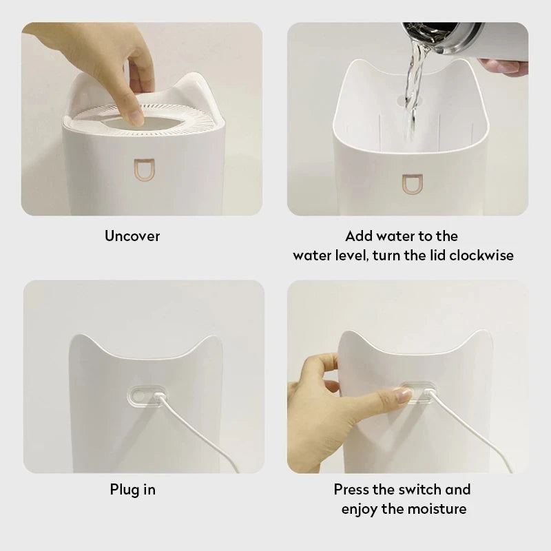 Compact Ultrasonic Air Humidifier