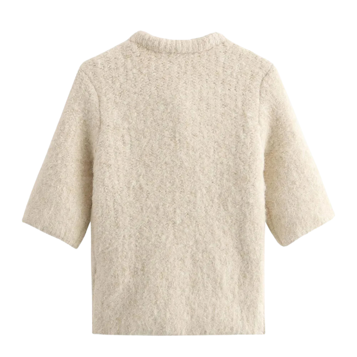 Chic Knit Cardigan with Sheer Bow Detail