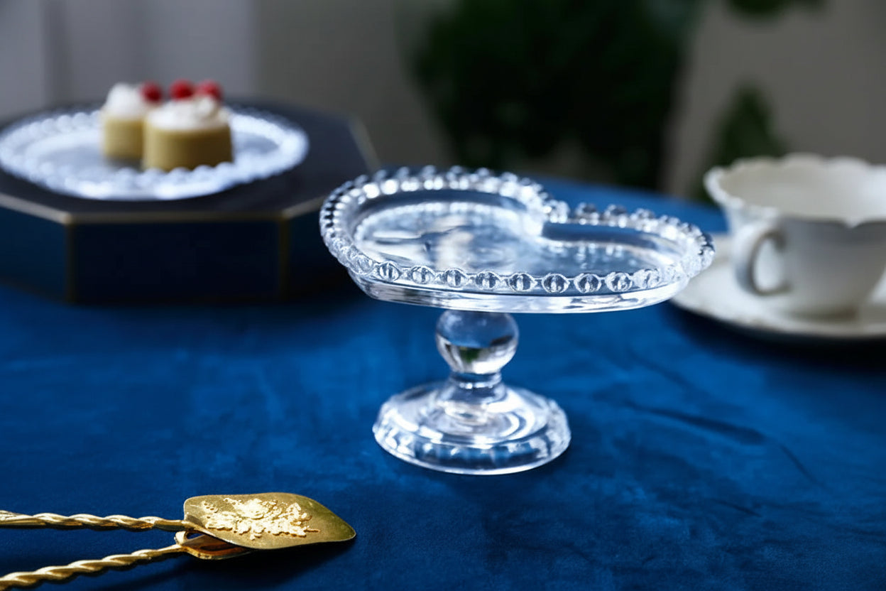 Maison Glass Cake Stand Collection – Dessert, Fruit & Afternoon Tea Serving Stand