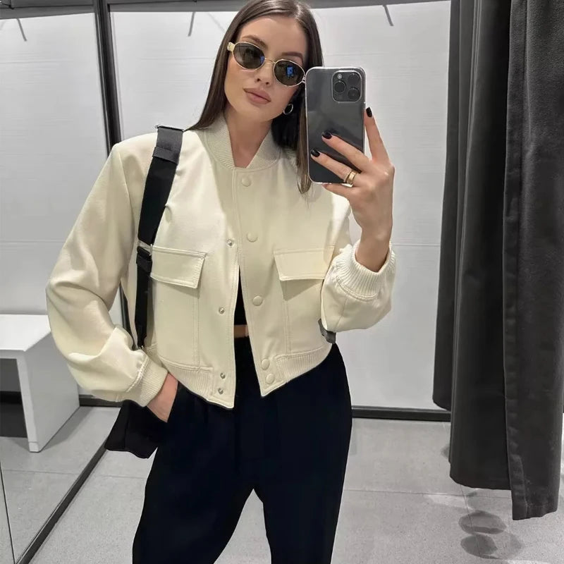 Cropped Utility Jacket