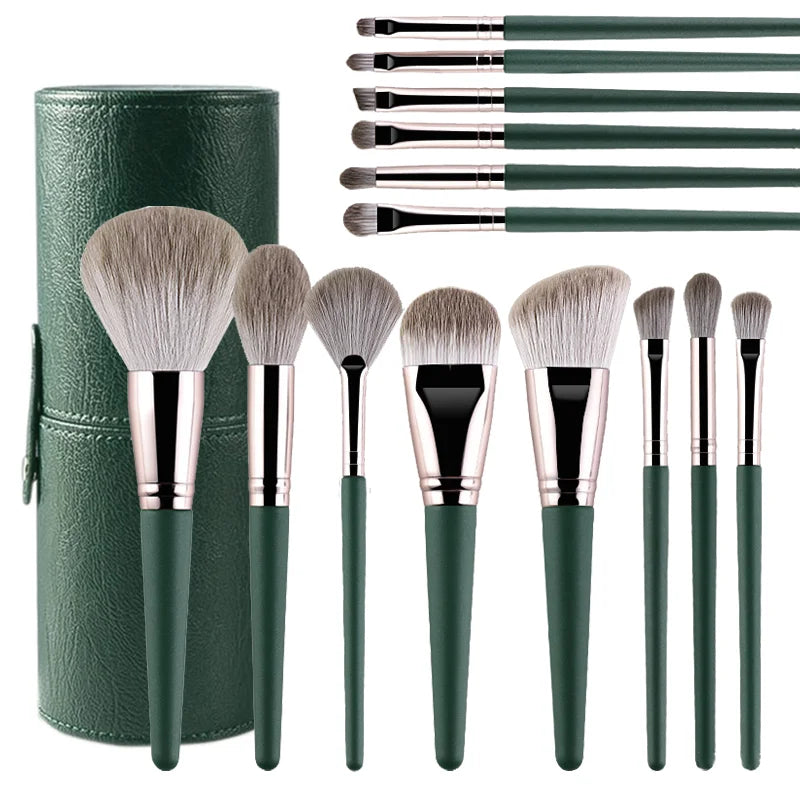 Makeup Brush Set with Storage Case