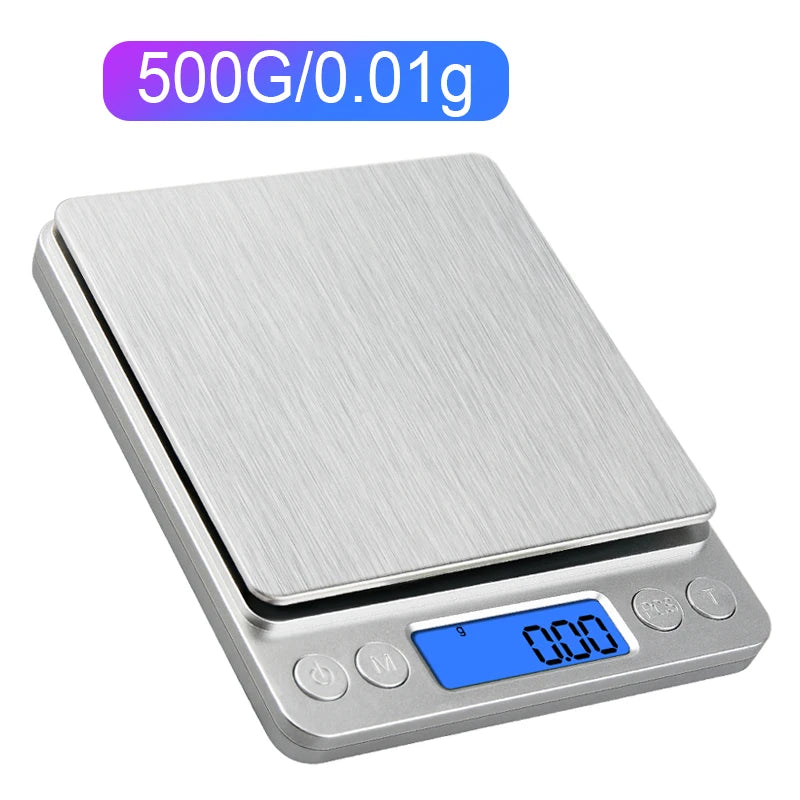 Digital Scale – 6 Unit Precision Food & Jewellery Weighing Scale with Backlit LCD Display
