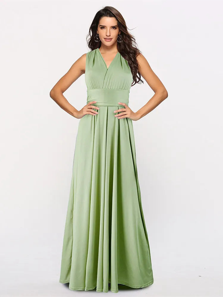 Marzella Multiway Maxi Dress – Tie Wrap Bridesmaid and Formal Occasion Gown in Multiple Colours