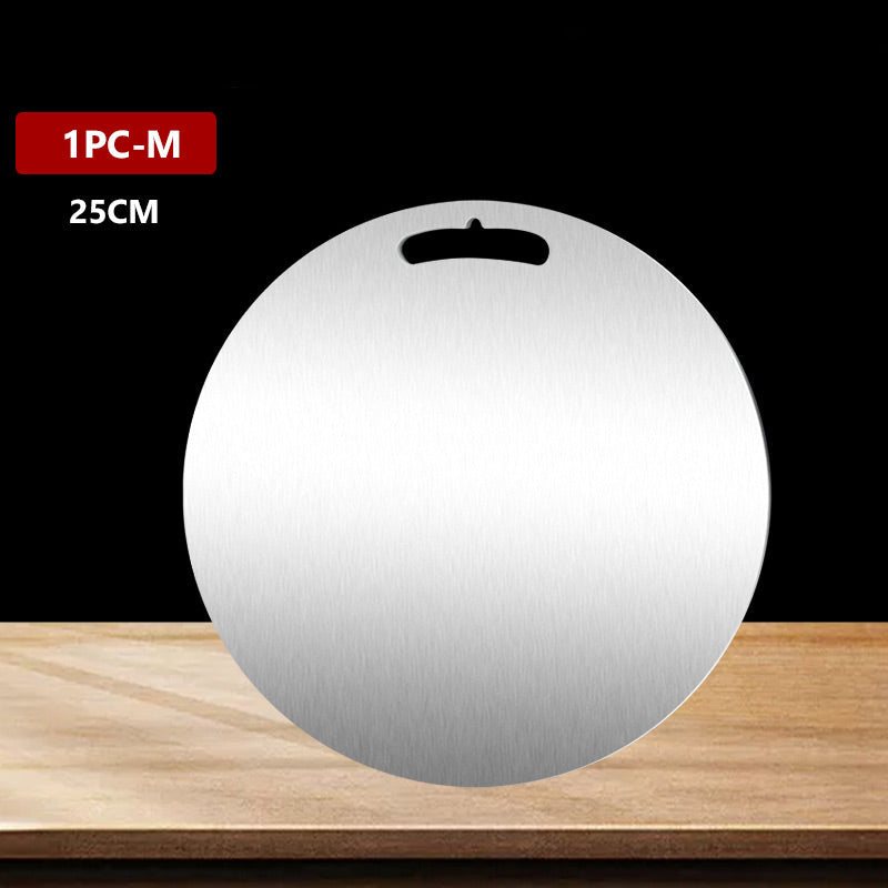 Stainless Steel Chopping Boards – Non-Slip, Hygienic Food Prep Boards in Round & Rectangular Styles