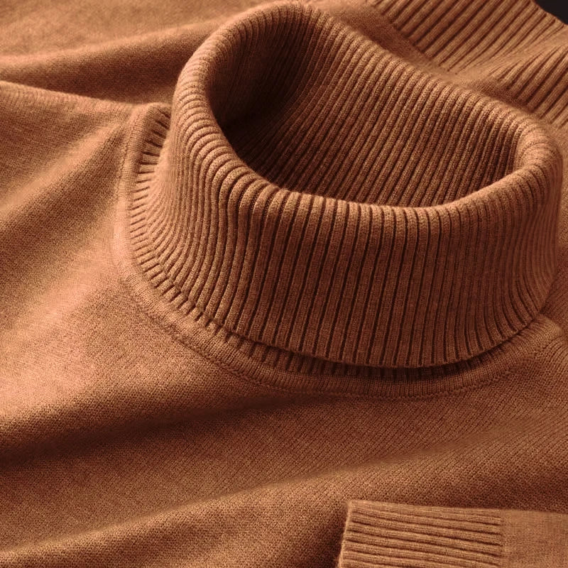 Men's Turtleneck Knitted Sweater