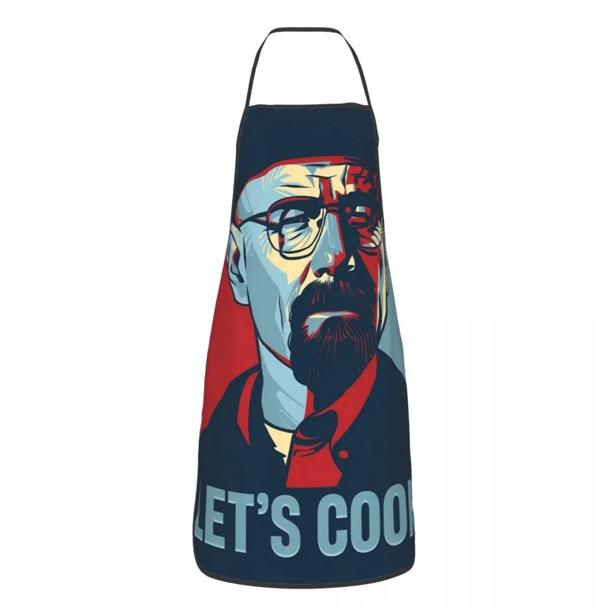 Let’s Cook Apron – Funny BBQ & Kitchen Cooking Apron for Men & Women, Adjustable Chef Gift for Grilling & Cooking Fans