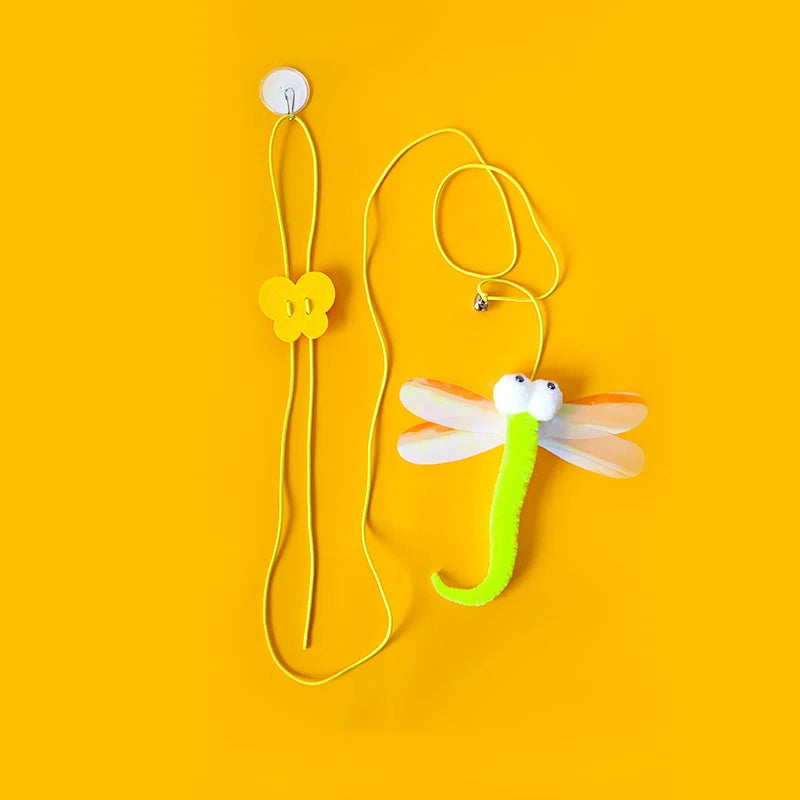 Cat Door Hanging Toys