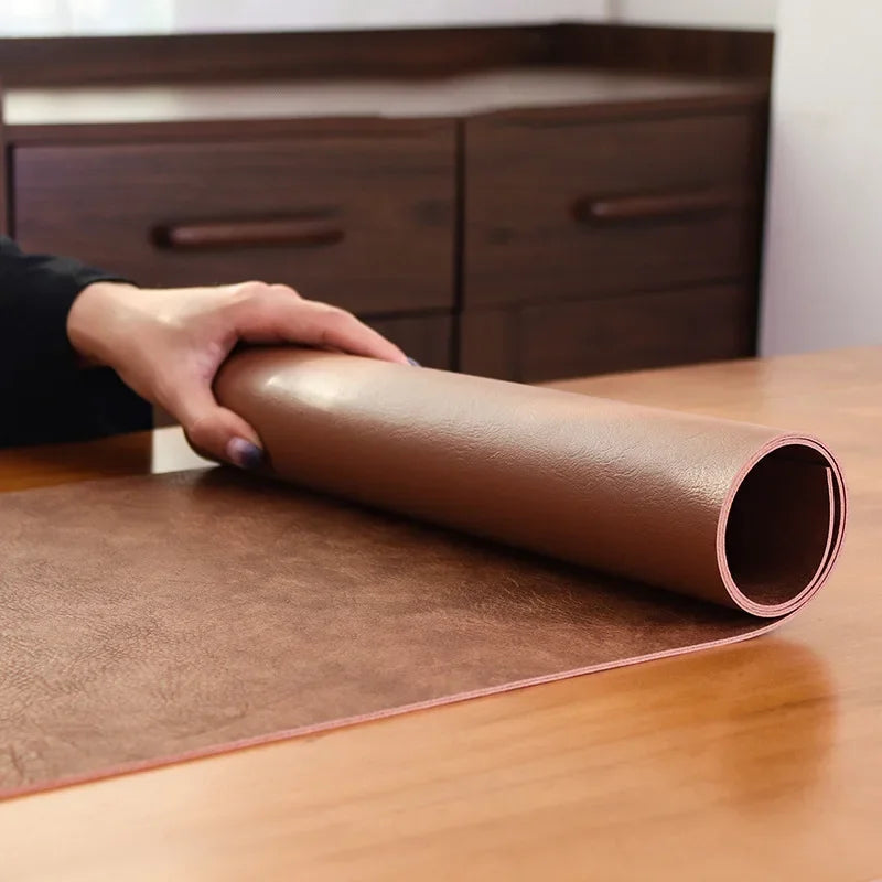 Faux Leather Table Runner