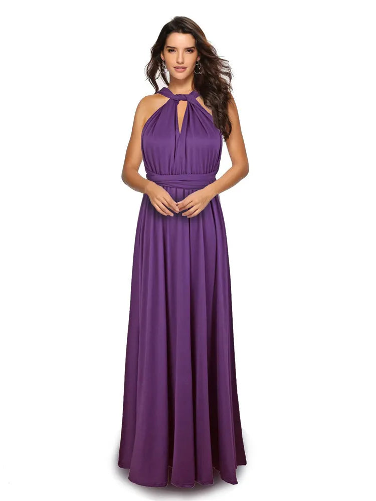 Marzella Multiway Maxi Dress – Tie Wrap Bridesmaid and Formal Occasion Gown in Multiple Colours