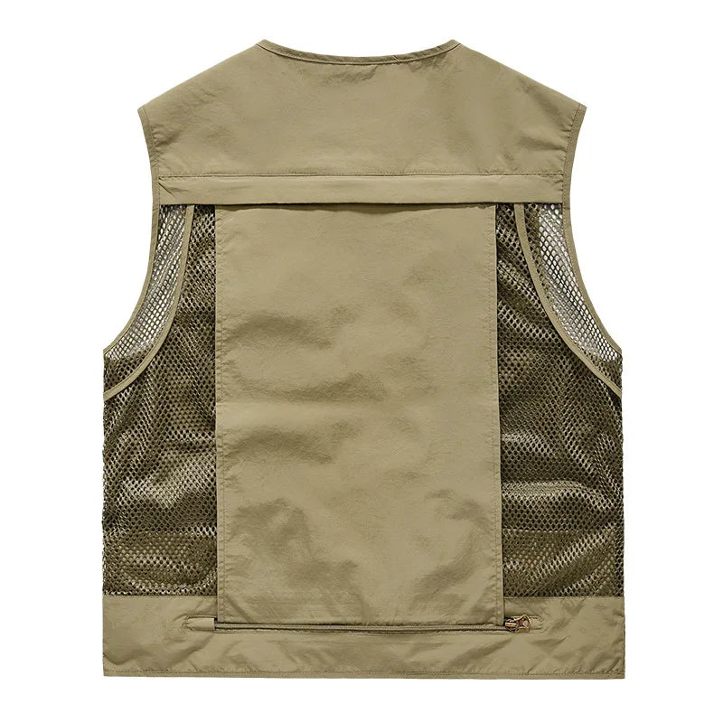 Men’s Tactical Vest – Multi-Pocket Outdoor Utility Gilet