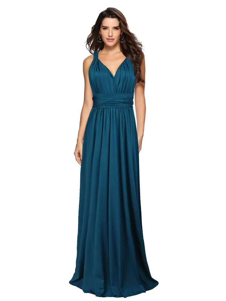 Marzella Multiway Maxi Dress – Tie Wrap Bridesmaid and Formal Occasion Gown in Multiple Colours