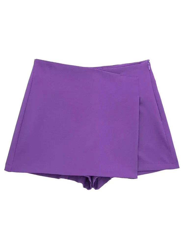 Vibrant A-Line Skort