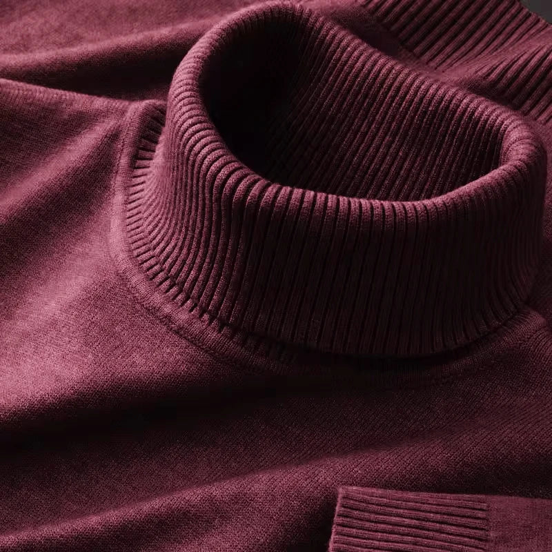 Men's Turtleneck Knitted Sweater