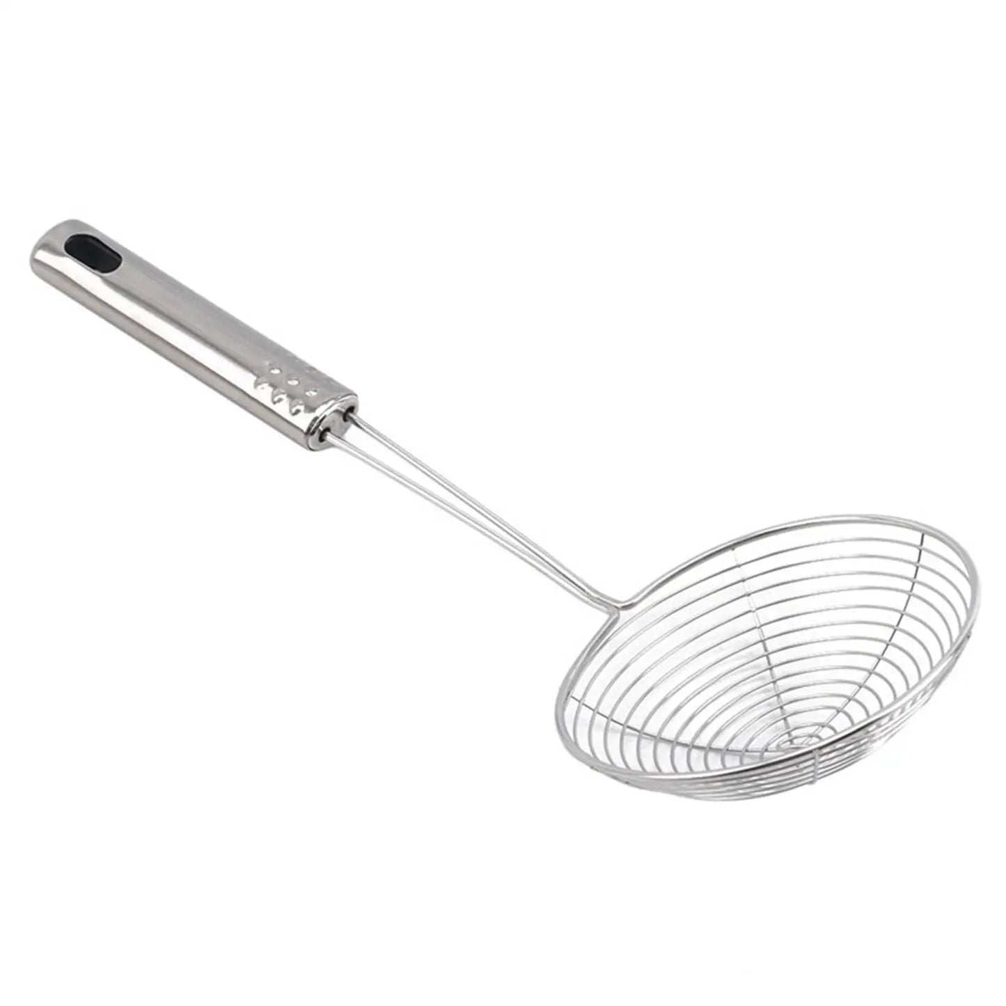Stainless Steel Food Strainer Set – 1/3/5 Piece Frying and Cooking Skimmer Spoons