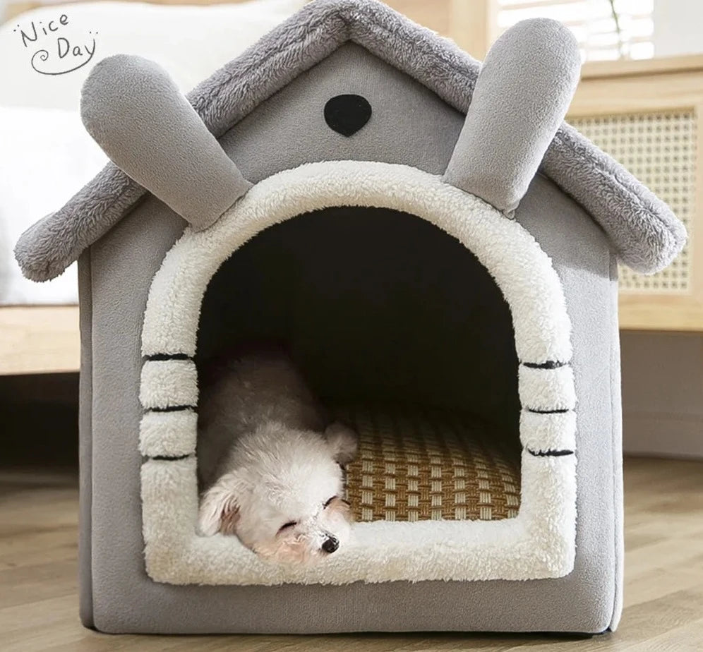 Foldable Pet House Bed
