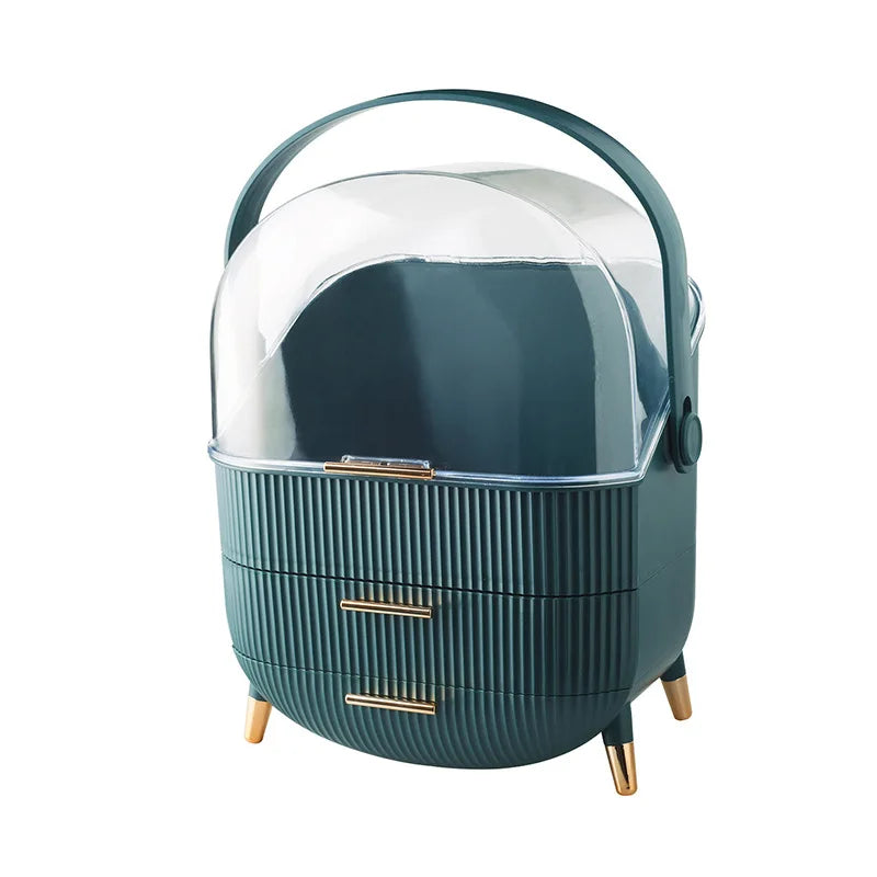 Luxury Cosmetic Organizer with Handle
