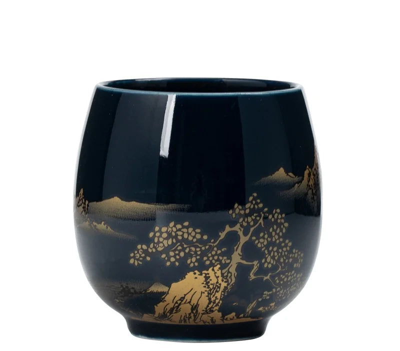 Japanese Ceramic Tea Cup – Traditional Matcha, Green Tea & Coffee Cup