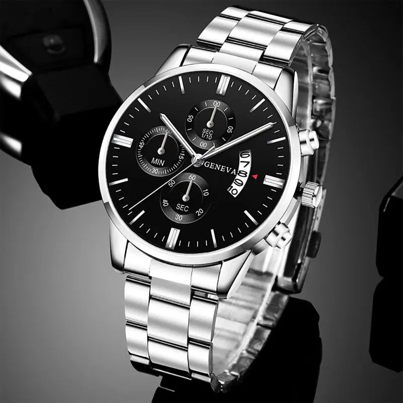 Men's Stainless Steel Chronograph Watch