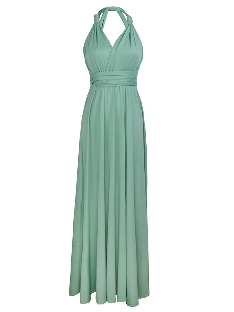 Marzella Multiway Maxi Dress – Tie Wrap Bridesmaid and Formal Occasion Gown in Multiple Colours