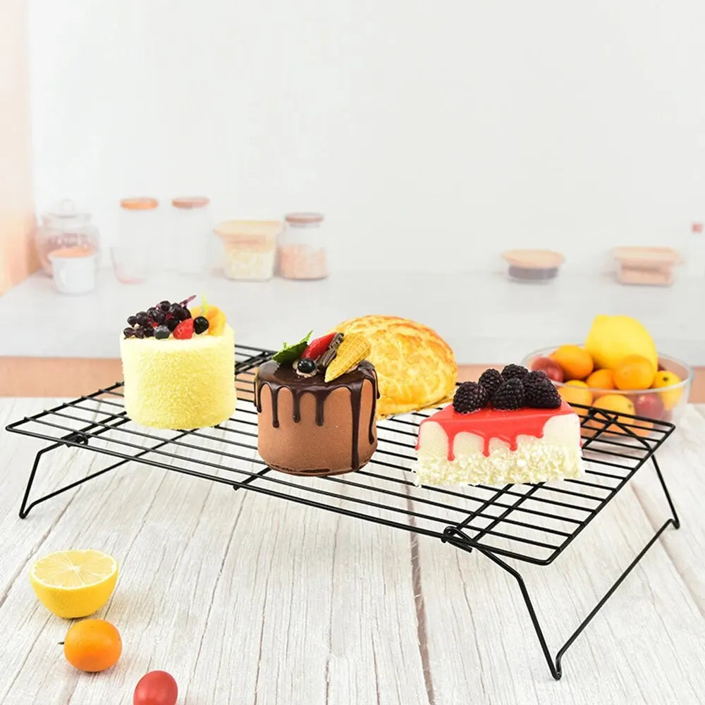 3-Tier Cooling Rack for Baking – Stackable Wire Rack for Cookies, Cakes & Pastries