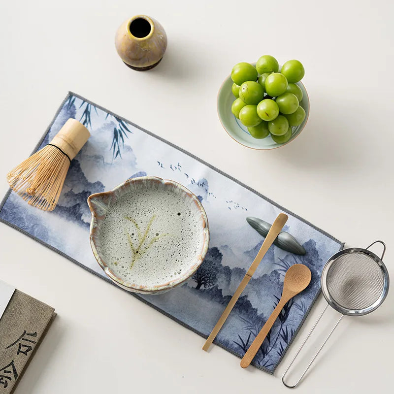 Lotus Matcha Gift Set – Traditional 8 Piece Japanese Matcha Tea Set with Bowl, Whisk, Scoop & Accessories