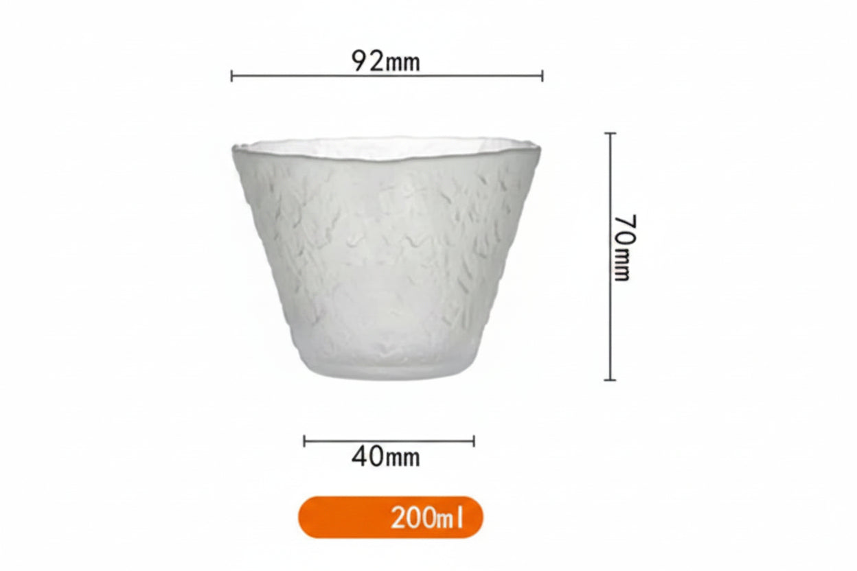 Yuki Japanese Style Handmade Crystal Whisky Glass with Wooden Gift Box
