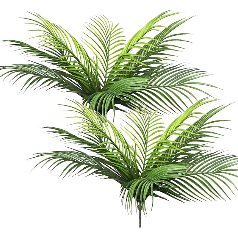 Tropical Palm Leaf Stem Arrangement – 52cm Decorative Palm Spray with 9 Branches for Home, Office or Event Styling
