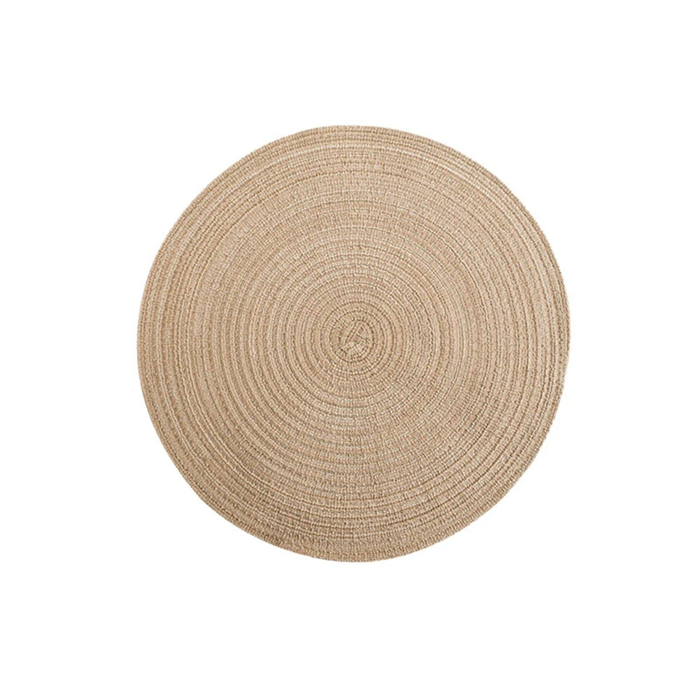 Round Woven Placemats in Vibrant Colours for Stylish Dining
