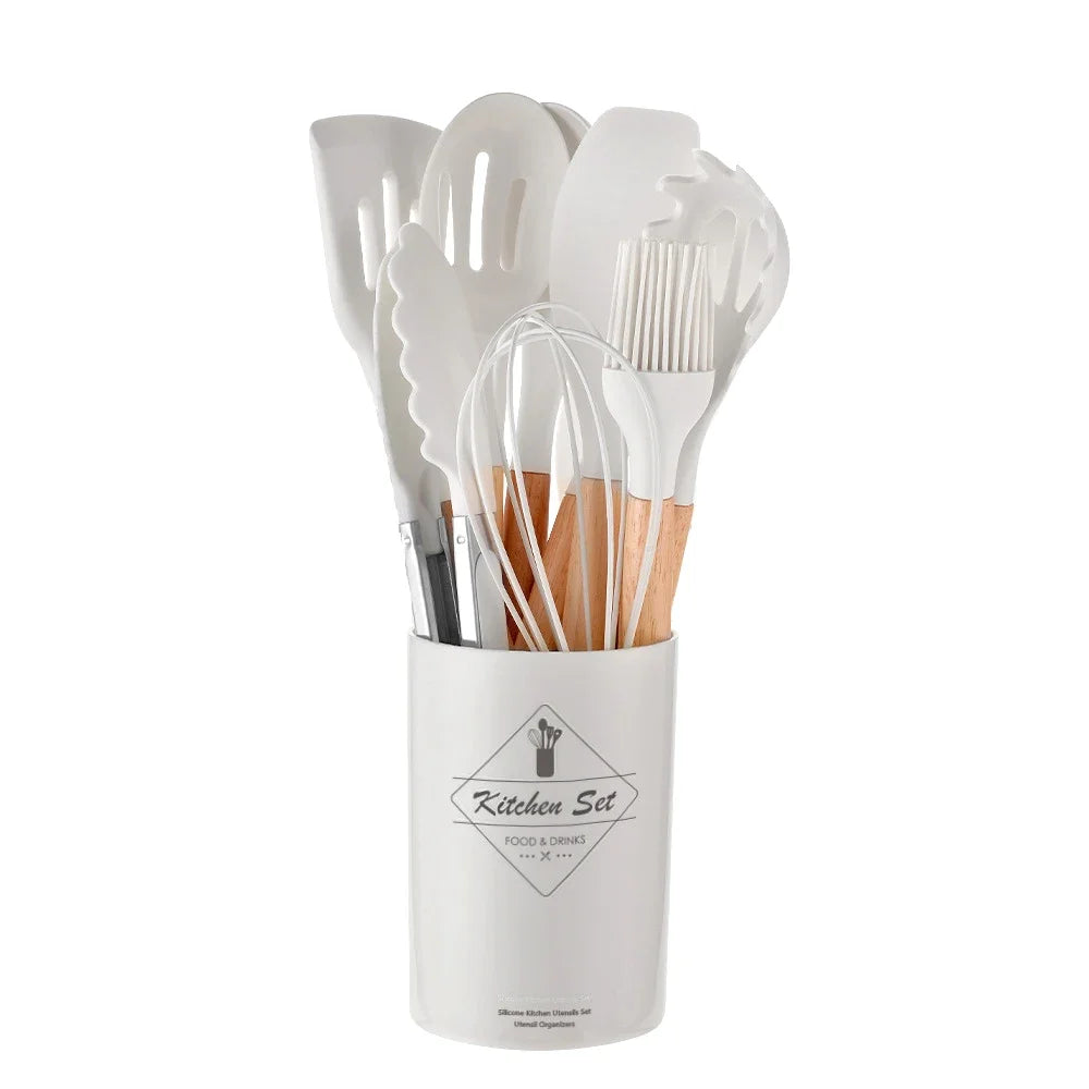 Silicone Kitchenware Utensils Set 12pcs