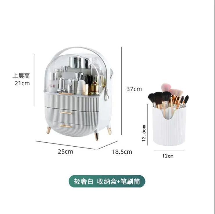 Luxury Cosmetic Organizer with Handle