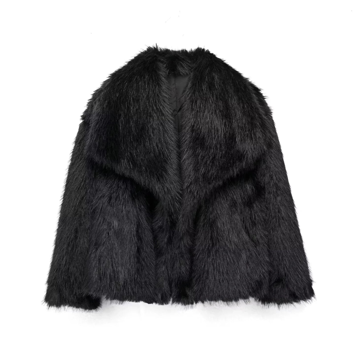 Luxurious Faux Fur Women’s Jacket