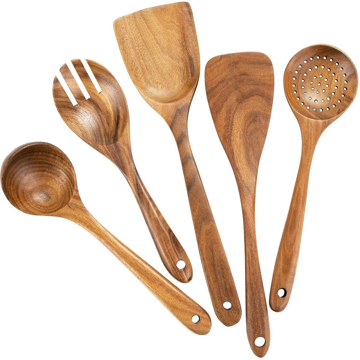 Rustic Wooden Utensil Set