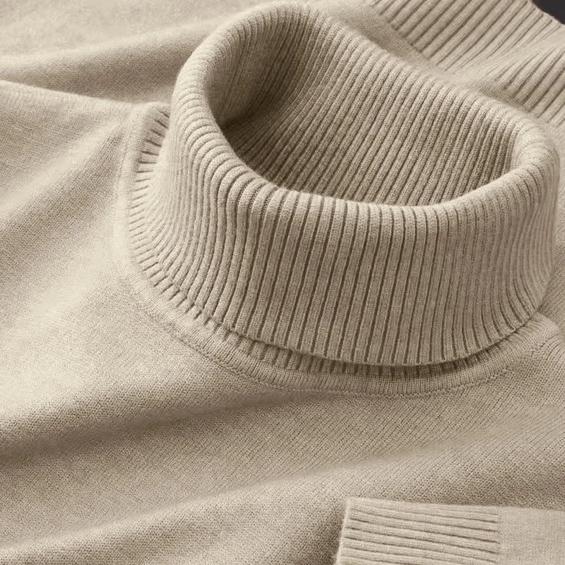 Men's Turtleneck Knitted Sweater