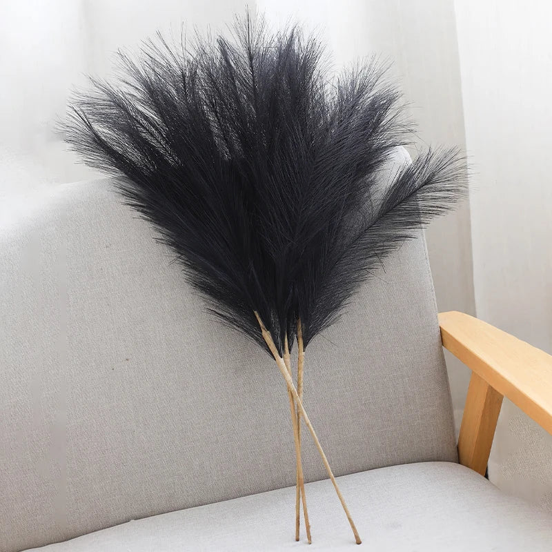 Boho Pampas Grass Bundle – 9 Piece Set of 100cm Fluffy Dried Stems for Home & Wedding Decor