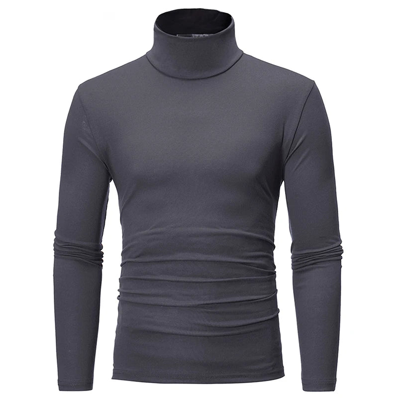 Men's Slim-Fit High-Neck Sweater