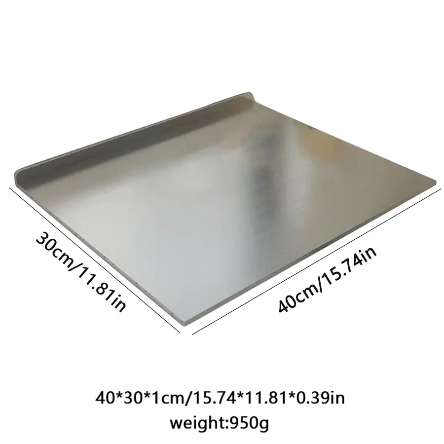Stainless Steel Chopping Board – Large Anti-Slip Kitchen Cutting Surface, Easy Clean Worktop Board for Food Prep, Meat, Fruit & Vegetables