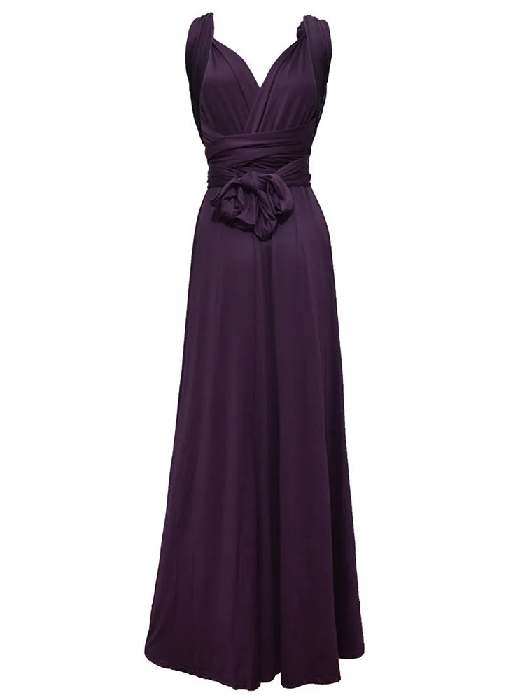 Marzella Multiway Maxi Dress – Tie Wrap Bridesmaid and Formal Occasion Gown in Multiple Colours