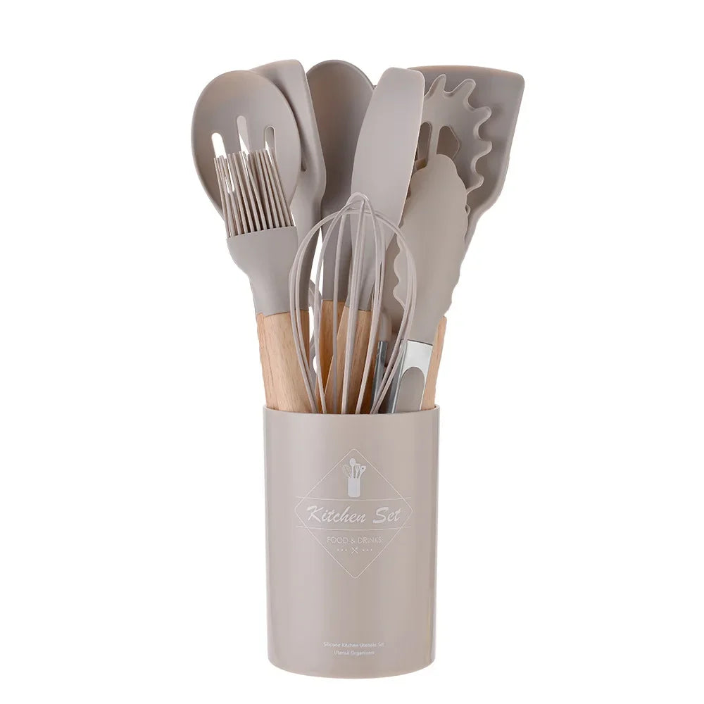 Silicone Kitchenware Utensils Set 12pcs