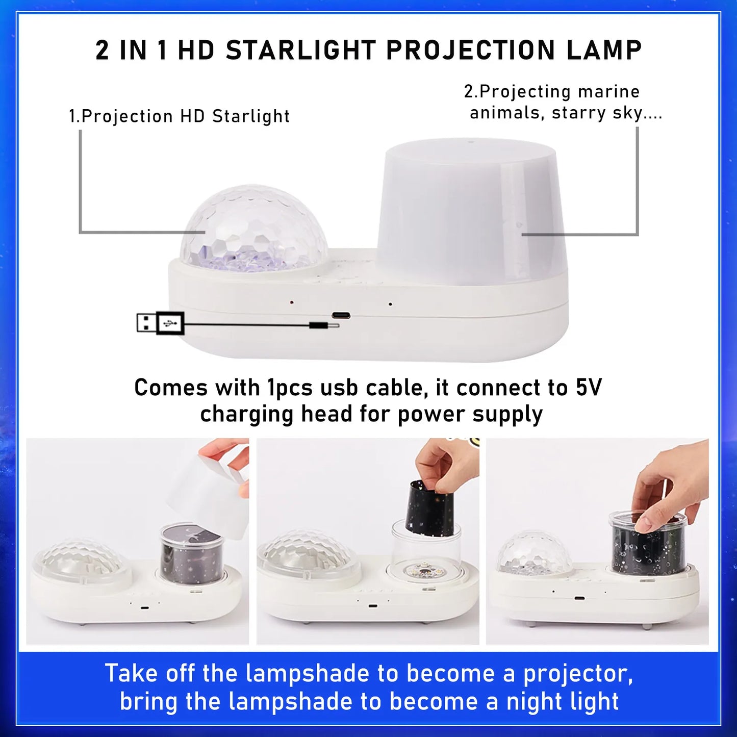Children's Ocean Light Projector