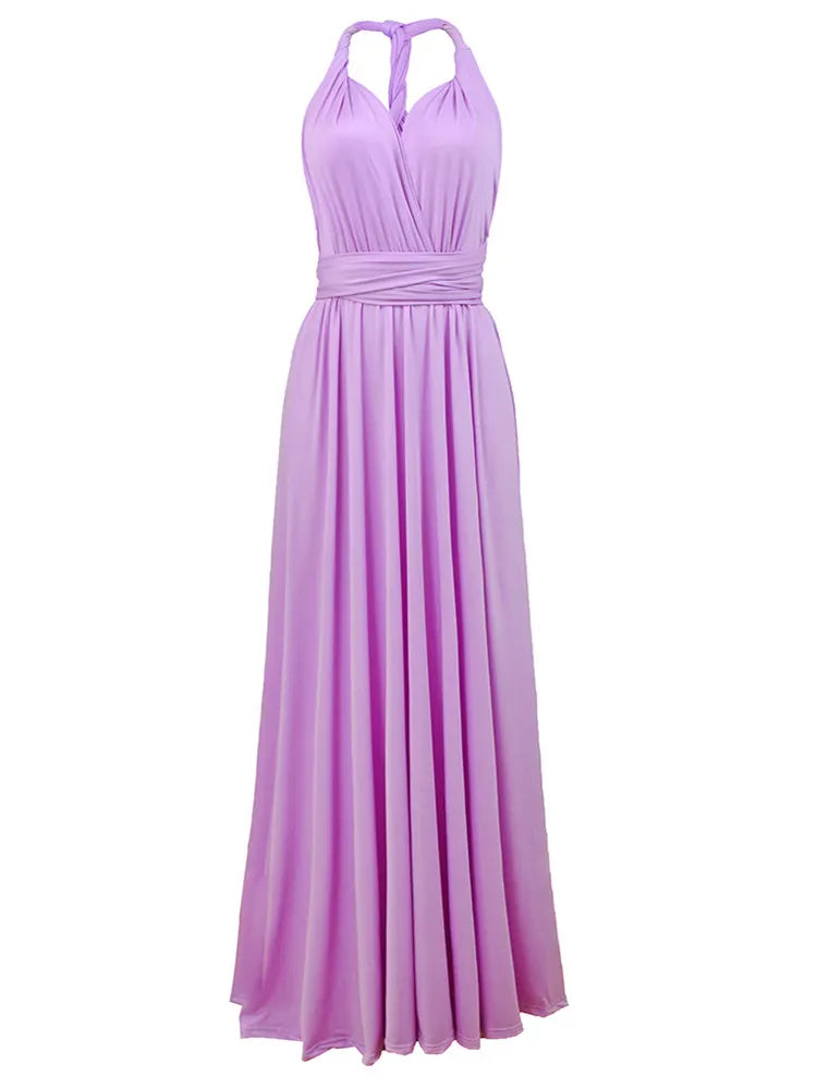 Marzella Multiway Maxi Dress – Tie Wrap Bridesmaid and Formal Occasion Gown in Multiple Colours