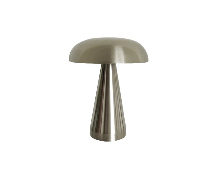 Metallic Mushroom LED Table Lamp