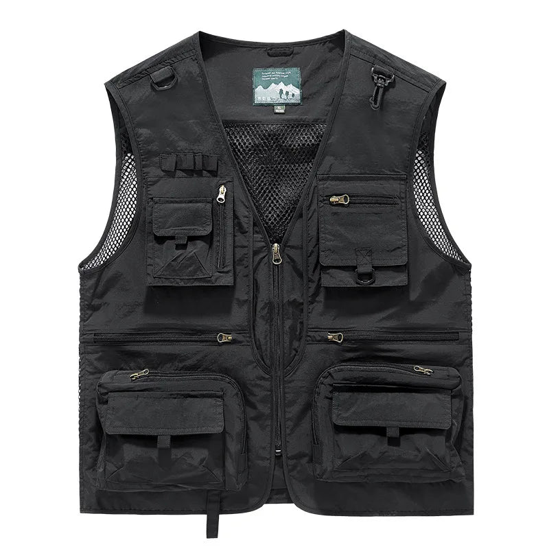 Men’s Tactical Vest – Multi-Pocket Outdoor Utility Gilet