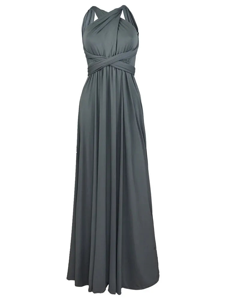 Marzella Multiway Maxi Dress – Tie Wrap Bridesmaid and Formal Occasion Gown in Multiple Colours